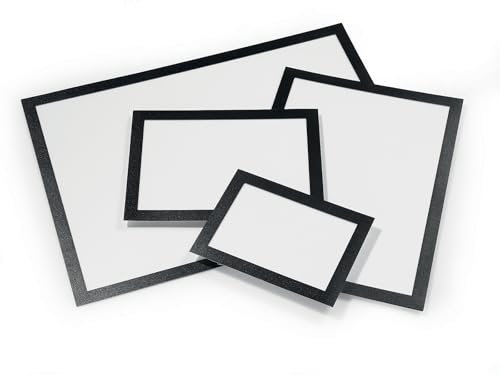 Durable Duraframe Self Adhesive Magnetic Sign Holder in Half Letter-Size 5.5" x 8.5" Inches - Black Frame - Pack of 2 - Image 3