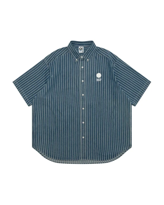ايه ايه بي إي AAPENOW striped short sleeve shirt