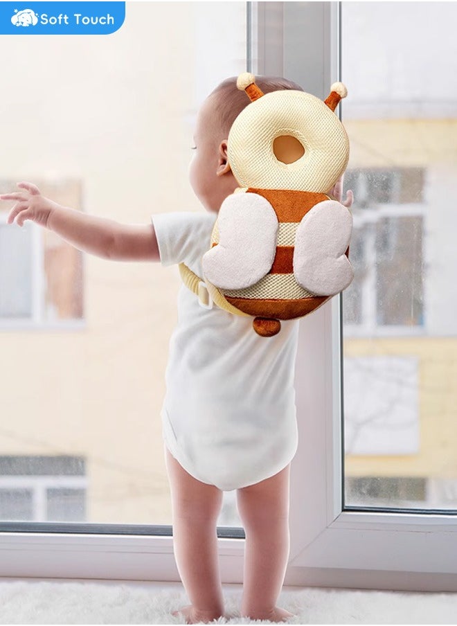 Soft Touch Baby Head Protection Pillow Pad Toddler Headrest Pillow Baby Neck Wings Nursing Drop Resistance Cushion Baby Toy Pillow  - Image 1
