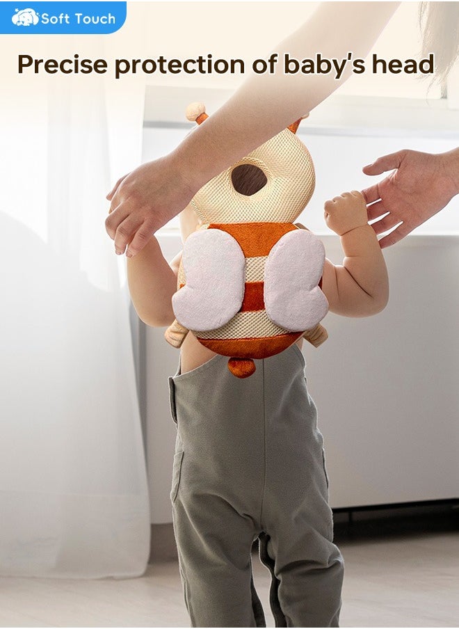 Soft Touch Baby Head Protection Pillow Pad Toddler Headrest Pillow Baby Neck Wings Nursing Drop Resistance Cushion Baby Toy Pillow  - Image 5