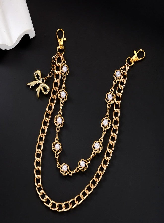 ANGLEQUEEN Chain Belts for Women Men Fashion Pocket Wallet Chains Pants Chain Y2k Grunge Accessories Halloween Christmas Jewelry Jean Chains Goth Accessories, Middle, Alloy Steel, No Gemstone - Image 5