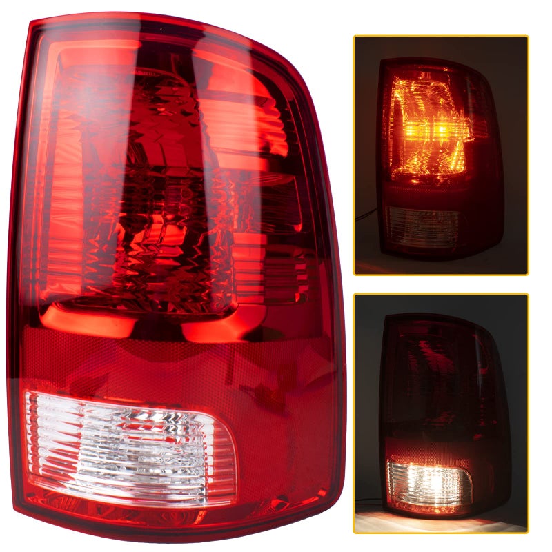 Boine Left Side Tail Light Compatible With 2009-2018 Dodge Ram 1500 2500 3500 - Bulb Included (Left Driver Side) - Image 4