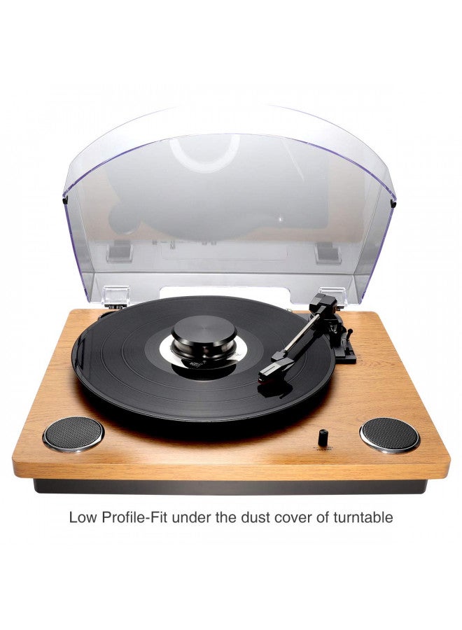 FEMELI Record Weight Stabilizer by FEMELI,Turntable Weight Clamps-Low Profile to Fits Under Dust Cover of Turntable Vinyl Disc LP Record Player (Black) - Image 3