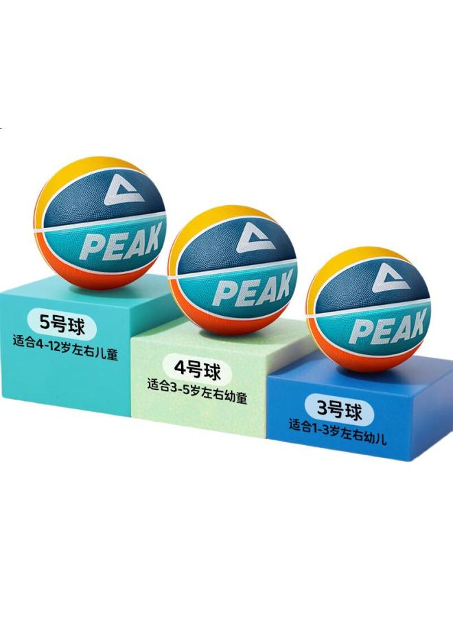 PEAK Basketball Kids Size 5 Indoor/Outdoor Wear-Resistant Cement Ground Rubber Basketball For Toddlers, Elementary School Students, And Teenagers - Image 2