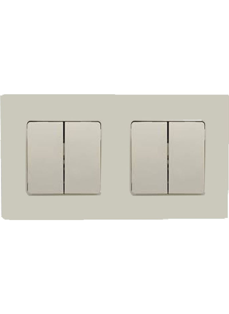 Legrand - Salbei Beige (Cream) Set of 2 Commutator + Commutator - Image 1