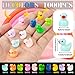 ONLYFU 1000Pcs Mini Resin Duck Bulk Tiny Duck Miniature Ducks Figurine Dollhouse Duck for DIY Fairy Garden Landscape Aquarium Decoration Ornament Party to Hide Toys Crafts Decor 10 Colors - Image 4