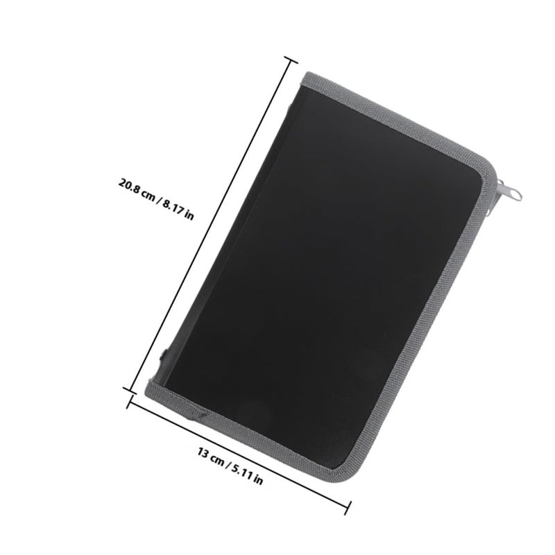 A6 Zipper Accordion File Folder Plastic Expanding Document Organizer for Office Home - Image 2