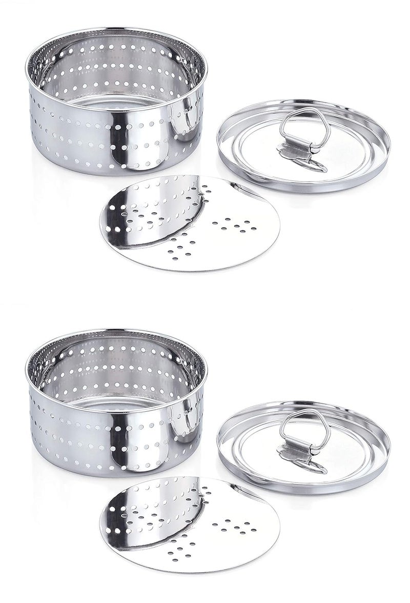 Expresso Stainless Steel Paneer MakerStrainer Mould Press 500 ml Qty 2 - Image 1