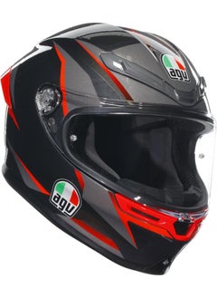 AGV K6 S E2206 Mplk Slashcut Black/Grey/Red L  - Image 1