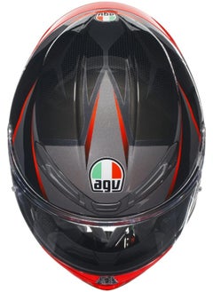 AGV K6 S E2206 Mplk Slashcut Black/Grey/Red L  - Image 3
