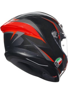 AGV K6 S E2206 Mplk Slashcut Black/Grey/Red L  - Image 2