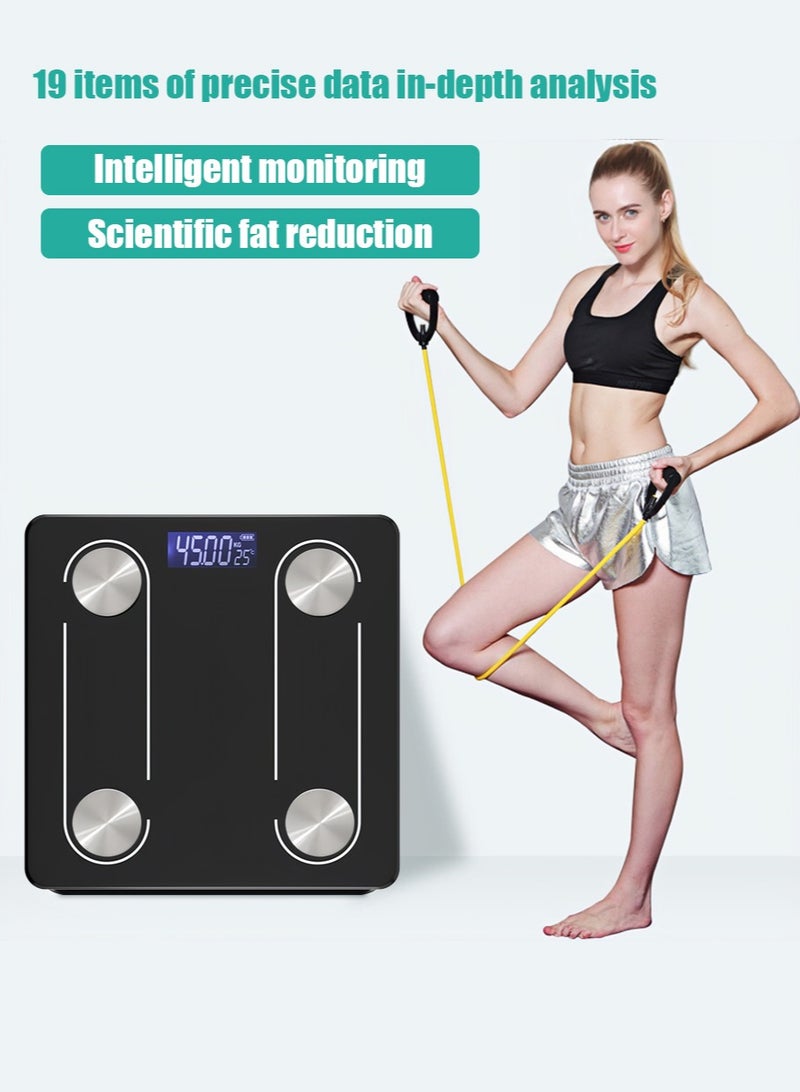 Leon Home Stunning smart electronic scale debuts, equipped with cutting-edge Bluetooth technology. It works in perfect harmony with body watches. Weighing data is instantly synchronized intelligently, allowing for easy control of health dynamics.  - Image 1