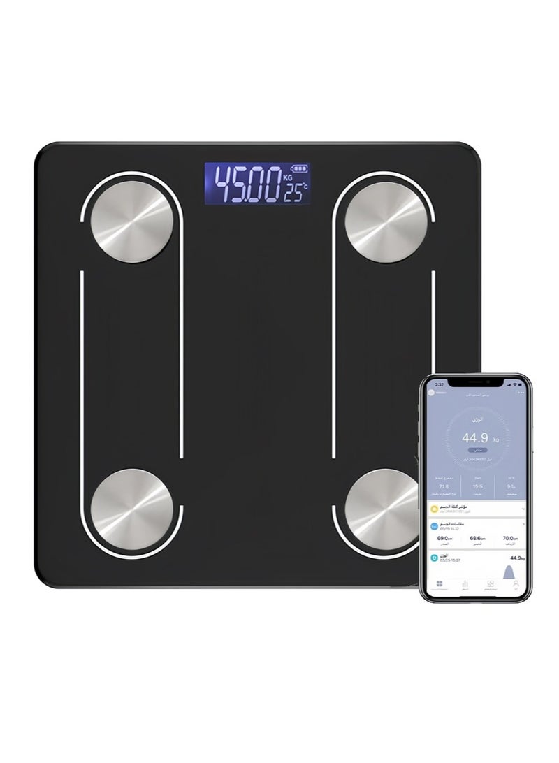 Leon Home Stunning smart electronic scale debuts, equipped with cutting-edge Bluetooth technology. It works in perfect harmony with body watches. Weighing data is instantly synchronized intelligently, allowing for easy control of health dynamics.  - Image 5