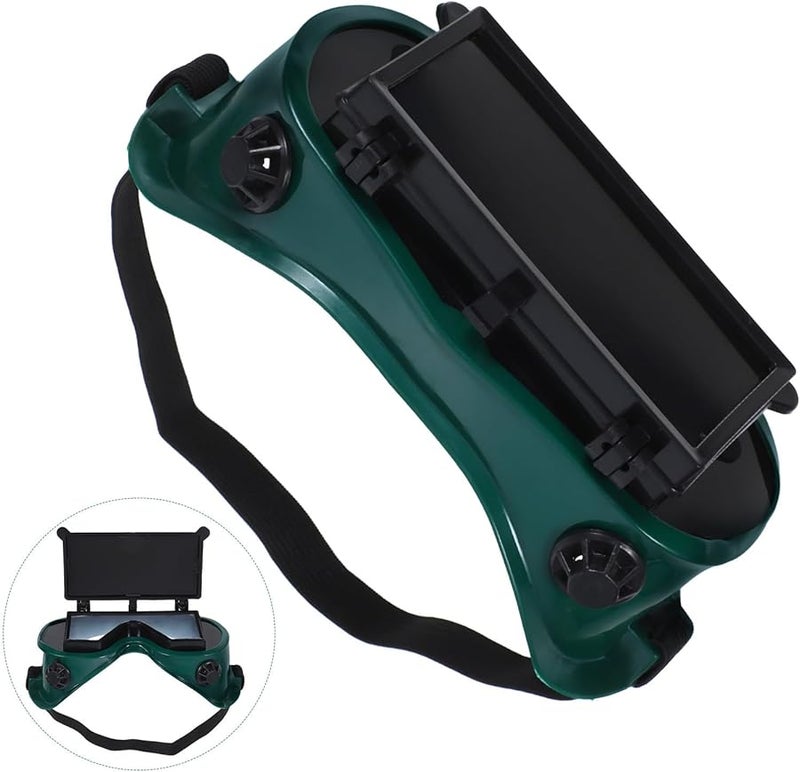 نظارات اللحام القابلة للطي مع إطار ناعم منفث مضاد للخدش لحماية عيون اللحامين - Image 4