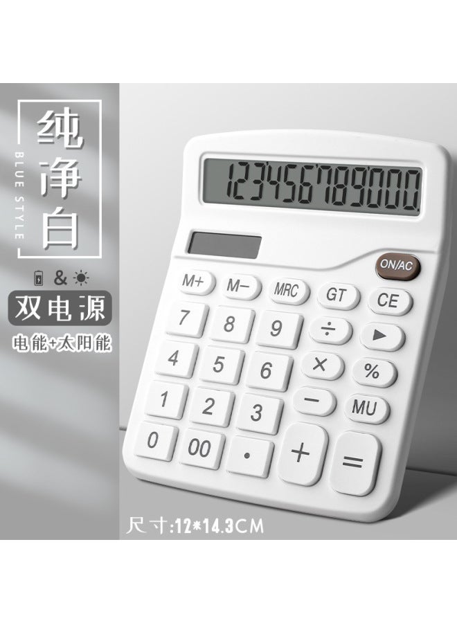 Dual Power Calculator Solar Office Accounting Special Calculator Student Computer Finance Small Portable