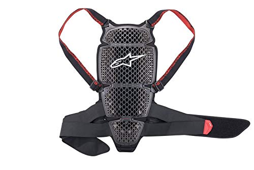 Alpinestars Nucleon Kr-Cell Men's Off-Road Motorcycle Back Protector - Smoke Black/Red/Medium - Image 4