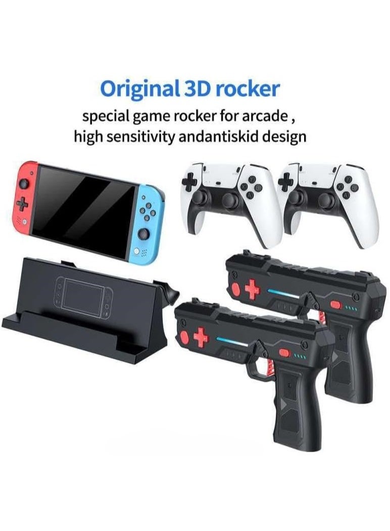 M20 Pro Handheld Retro Game Console 7” Screen, 20,000+ Games, Linux/EmuELEC 4.3, 40+ Emulators, 4K HDMI, Dual Wireless Controllers, Portable Gaming System for Teens & Adults - Image 1