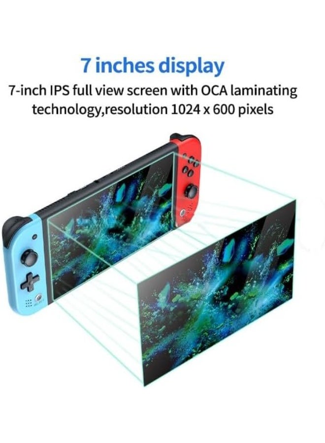 M20 Pro Handheld Retro Game Console 7” Screen, 20,000+ Games, Linux/EmuELEC 4.3, 40+ Emulators, 4K HDMI, Dual Wireless Controllers, Portable Gaming System for Teens & Adults - Image 5