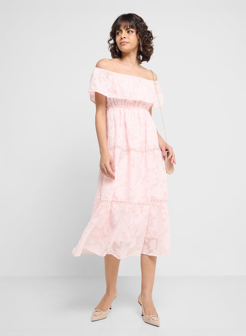ELLA Off Shoulder Dress - Image 4
