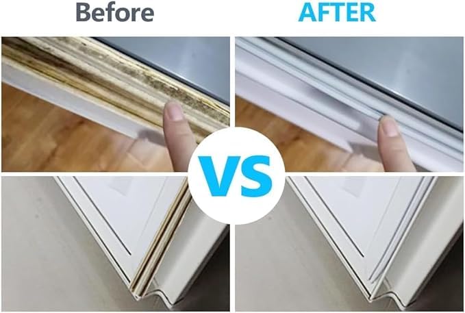 OFFERZONE Plastic Gap Cleaning Brush,Bathroom Gap Cleaning Brush,Clean The Dead Corners of Kitchen Tiles,Multifunctional Window Slots,Multi-Purpose Door Window Track Deep Cleaning Brush - Image 2