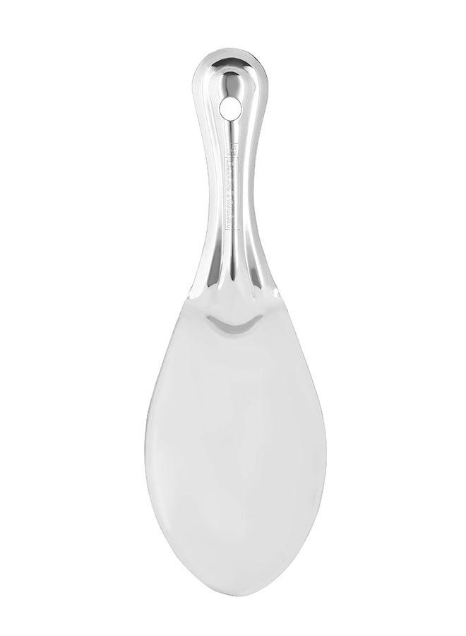 Royalford 23.5 cm Stainless Steel Rice Spoon- RF11498 Ideal for Cooking and Serving Rice, Food Silver - Image 3