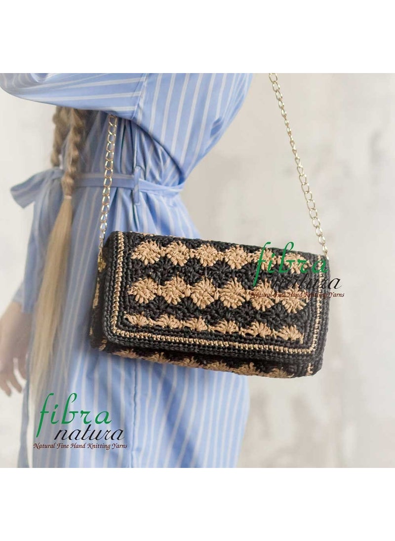 Himalaya Fibra Natura Raffia Chunky 114-22 Black  - Image 2