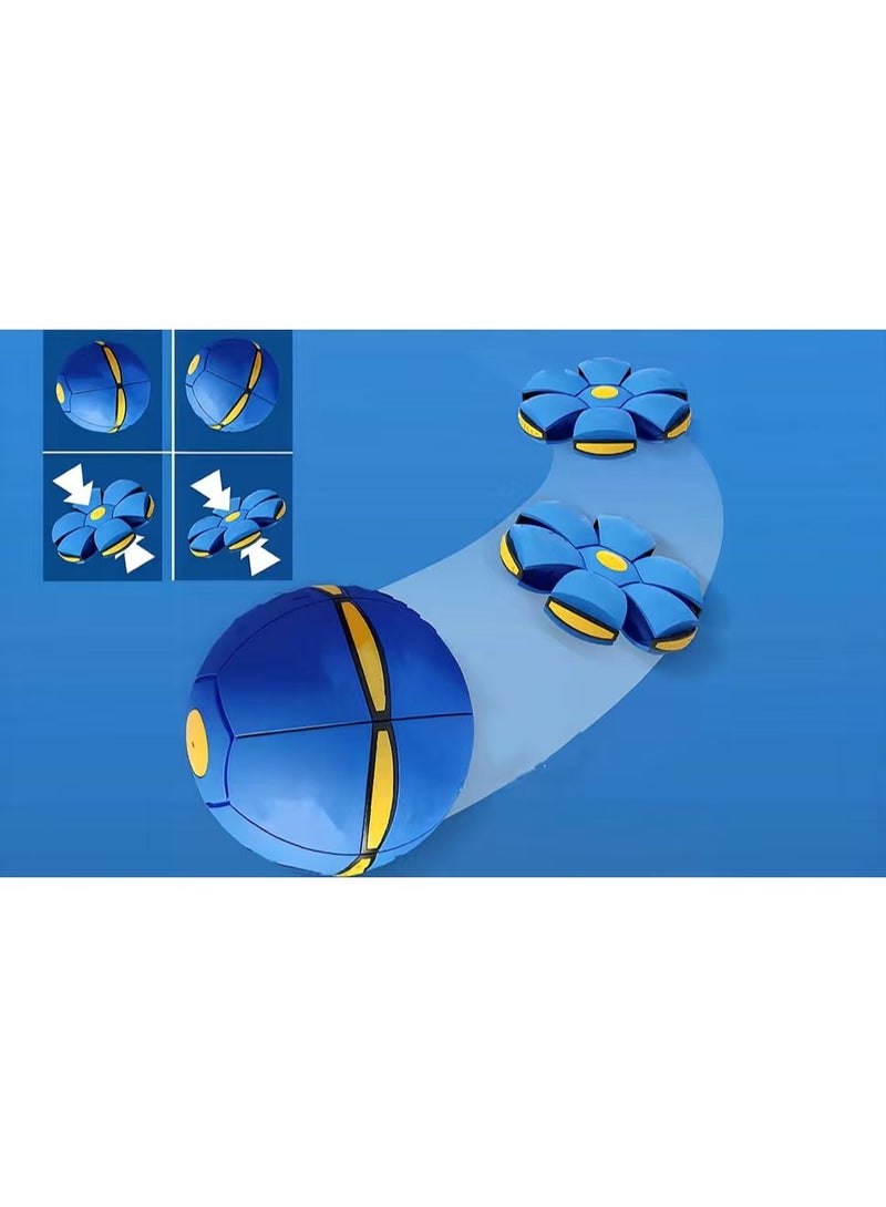 Magic Ball,Magic Bouncing Ball,Interactive Pop-Up Transform,Parent-Child Interaction，with 6 Light,Red - Image 5