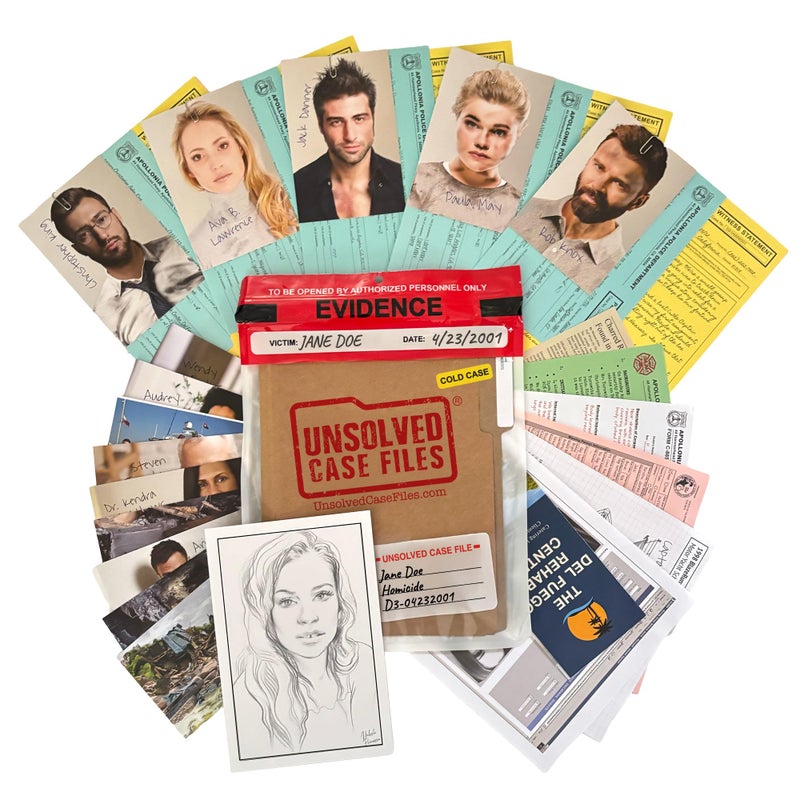 Unsolved Case Files Doe Jane Cold Case Murder Mystery Game Can You Solve The Crime Who Killed Jane Doe - Image 4