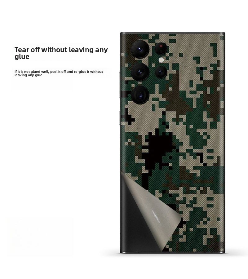 A2076 Back Film with Film Tool Kit Compatible with Galaxy S22 5G Full Coverage Protective Skin Matte Border Decal Sticker - Image 2
