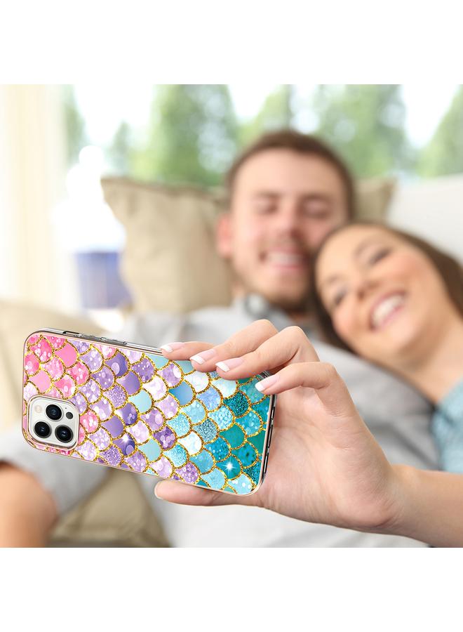 اس-توب جراب لهاتف iPhone 15 Pro بنمط طلاء كهربائي IMD TPU مقاوم للصدمات - Image 4