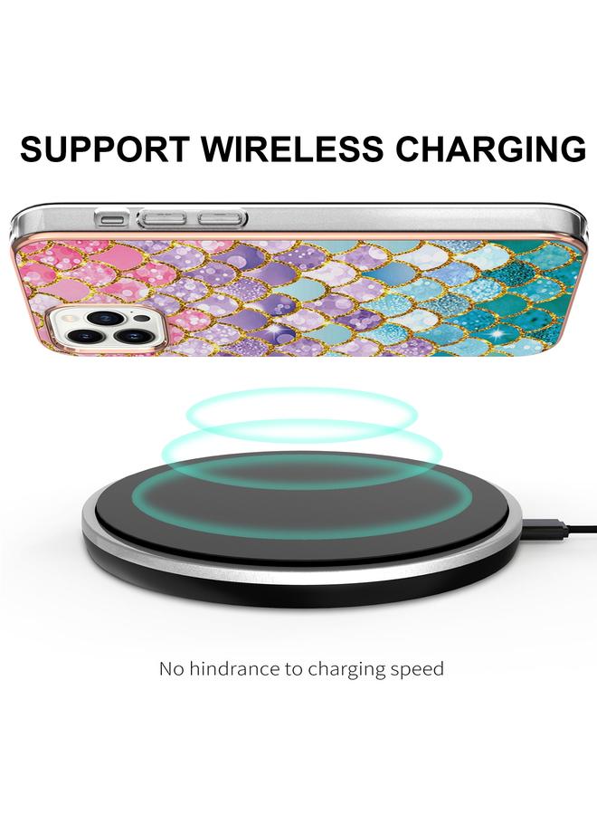 اس-توب جراب لهاتف iPhone 15 Pro بنمط طلاء كهربائي IMD TPU مقاوم للصدمات - Image 3