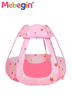 MEBEGIN Kids Portable Tent, Durable Pop up Tent with Rolling Door, Fun Playhouse for Indoor and Outdoor, Easy to Set Up and Fold, Plenty of Room to Play, Suitable for Family Vacation on Beach, Garden and Camping  - Image 2