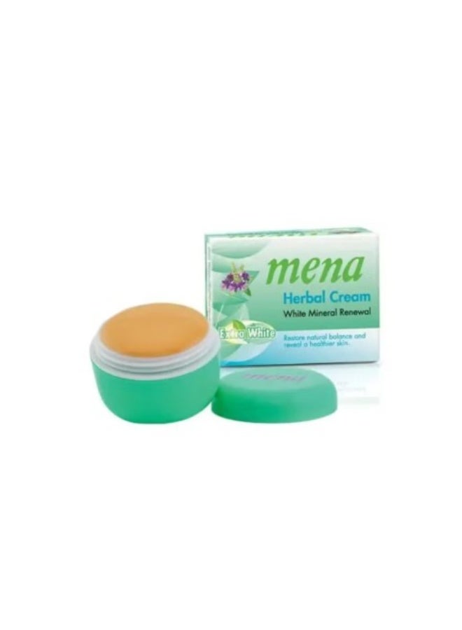 Mena Herbal Extra White Cream – 3gm - Image 1