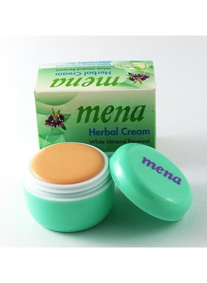 Mena Herbal Extra White Cream – 3gm - Image 2