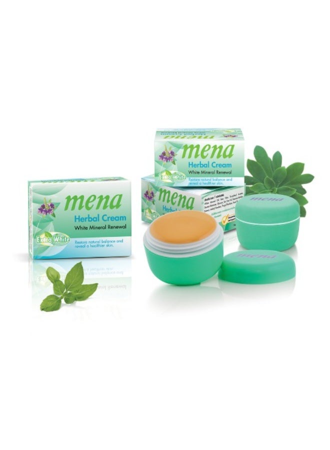 Mena Herbal Extra White Cream – 3gm - Image 4