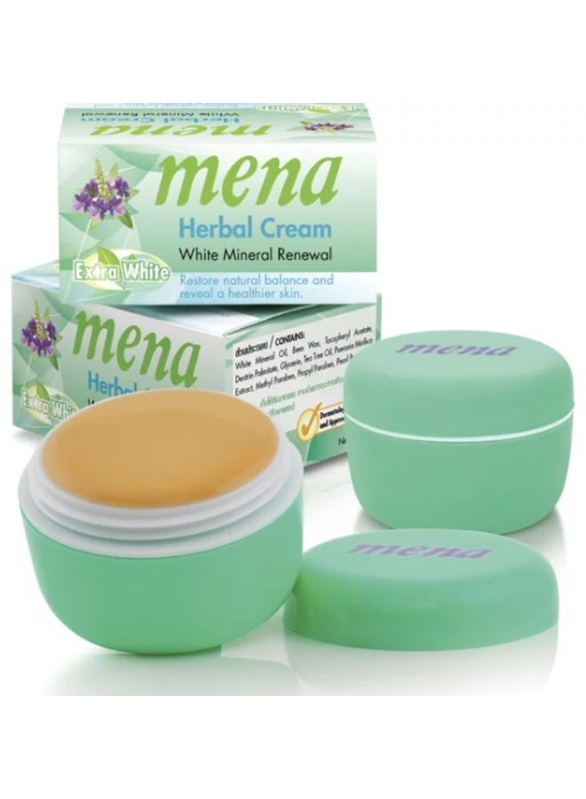 Mena Herbal Extra White Cream – 3gm - Image 5