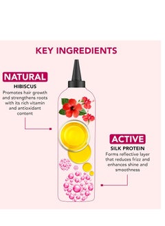 Botanic Hearth Botanic Hearth Hibiscus & Silk Protein Hair Oil (6.7 fl oz) | Hydrating and Strengthening Hair Treatment for Smooth, Shiny, and Healthy-Looking Hair | Paraben Free | Suitable for All Hair Types  - Image 4