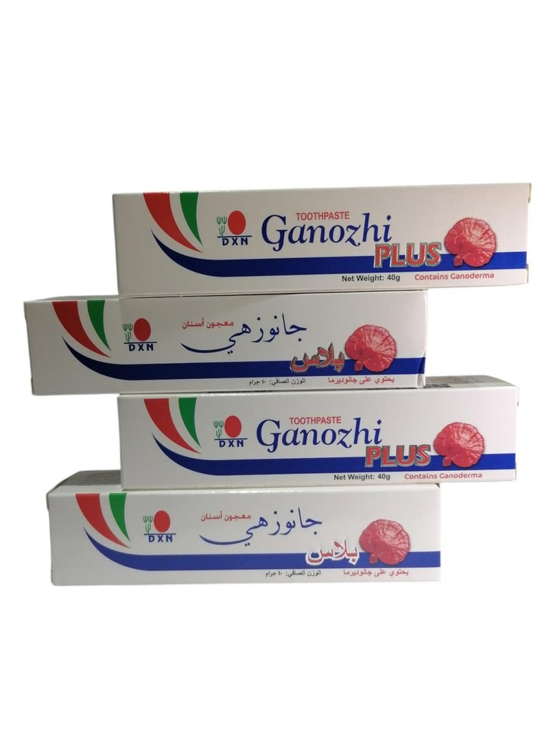 DXN 4 Pieces Ganozhi Plus Toothpaste 40 g - Image 1