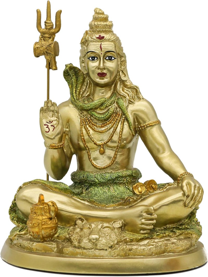 alikiki تمثال اللورد شيفا العتيق المصنوع من الذهب - Image 1