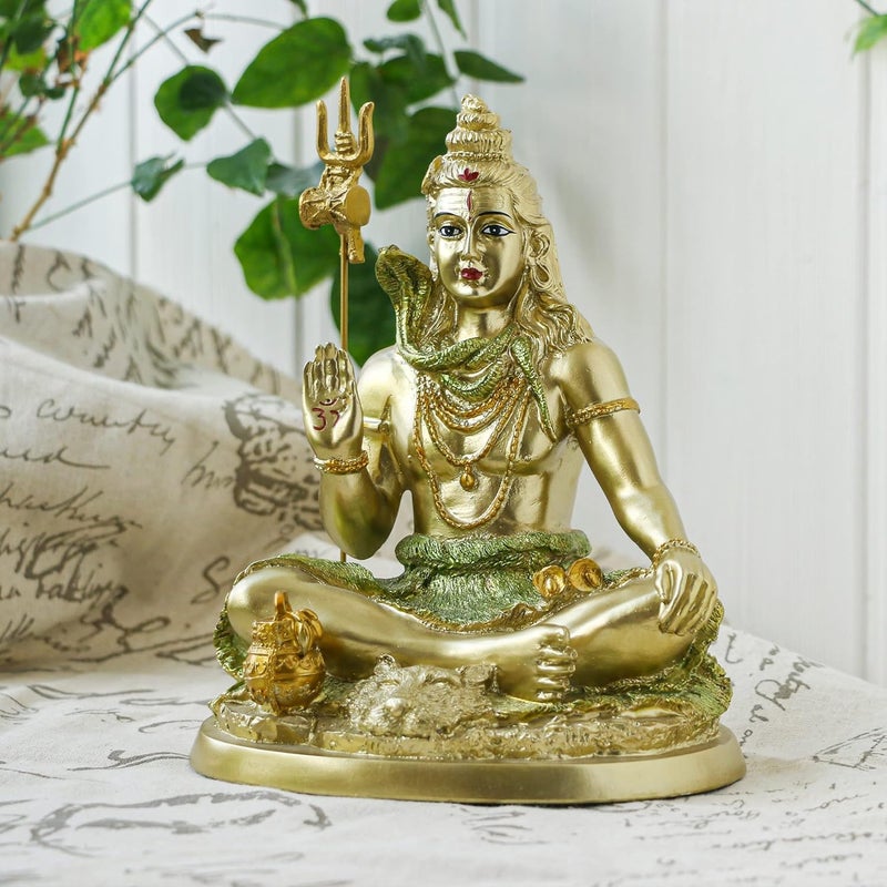 alikiki تمثال اللورد شيفا العتيق المصنوع من الذهب - Image 4