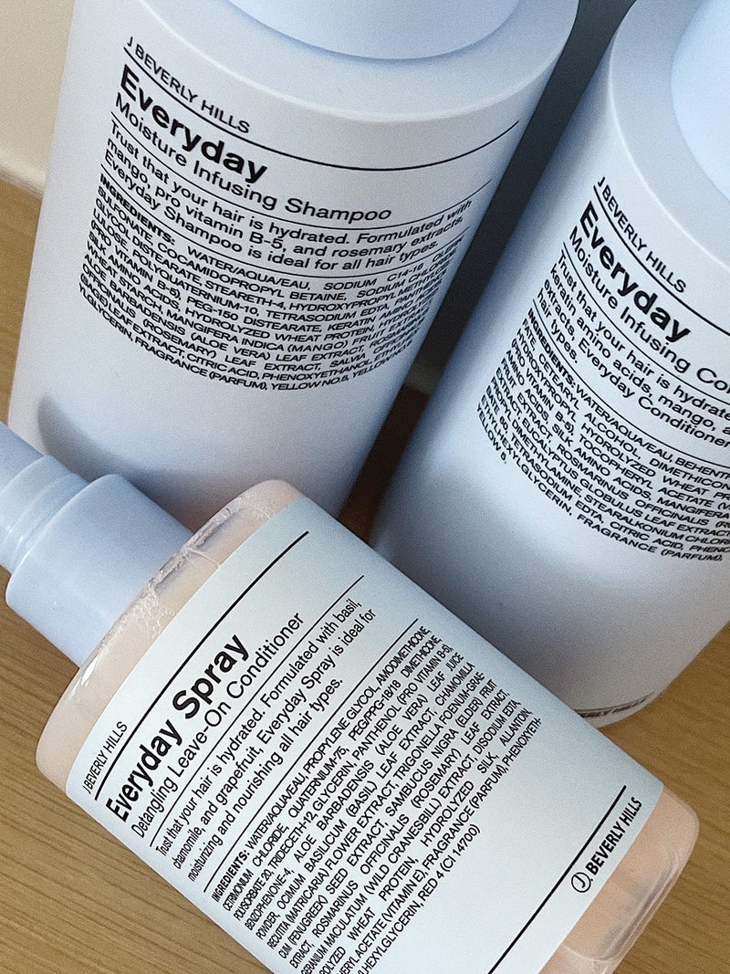 J Beverly Hills Blue Everyday Spray Leave-In Conditioner and Hair Detangler with Aloe Vera, 7 Oz - Image 4