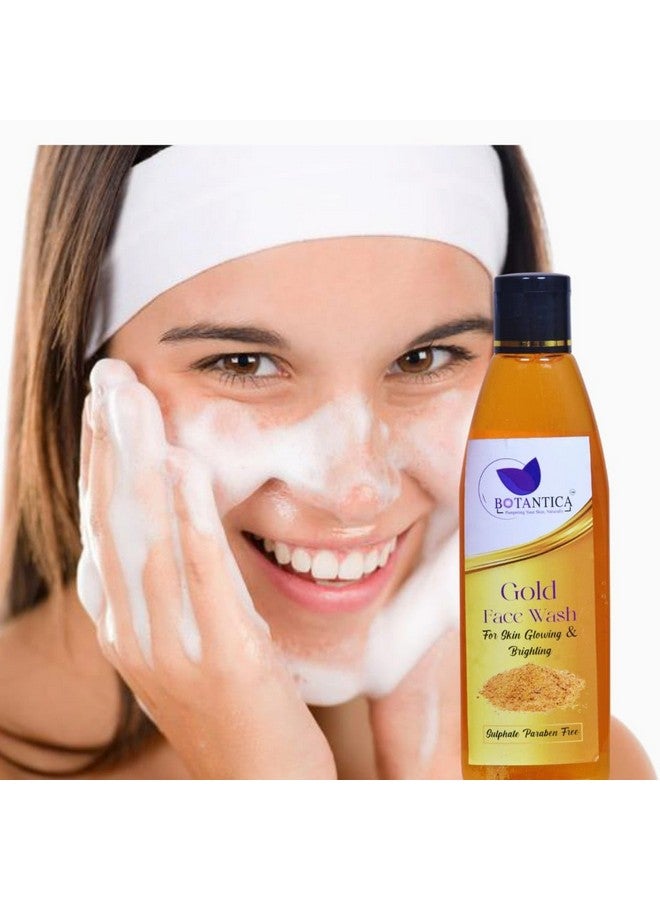 BOTANTICA 24K Gold Face Wash - Luxurious Skin Glowing & Brightening Cleanser for Radiant, Refreshed Skin - Image 2