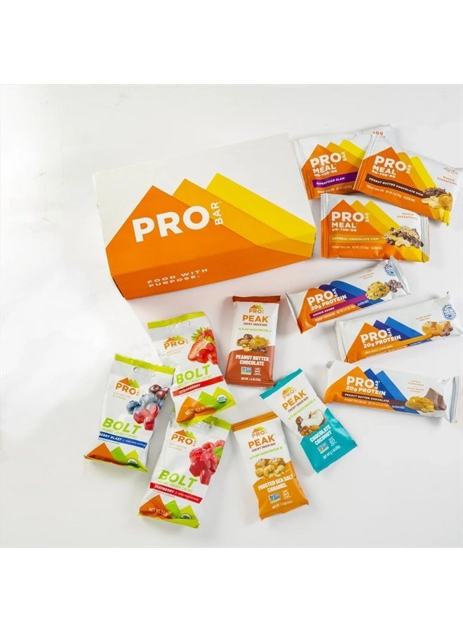 PROBAR PROBAR – Plant-Based Starter Pack - Gluten-Free, Non-GMO, Healthy, High Protein Snacks - Natural Energy for Hiking, Cycling, Camping, Snowboarding, Skiing 14 Count(Pack of 1)  - Image 2