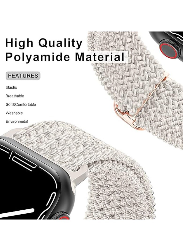 3 Pack Braided Elastic Band for Huawei Fit 3/Fit 4 Band, Adjustable Stretchy Loop Straps for Boys Girls  - Image 4