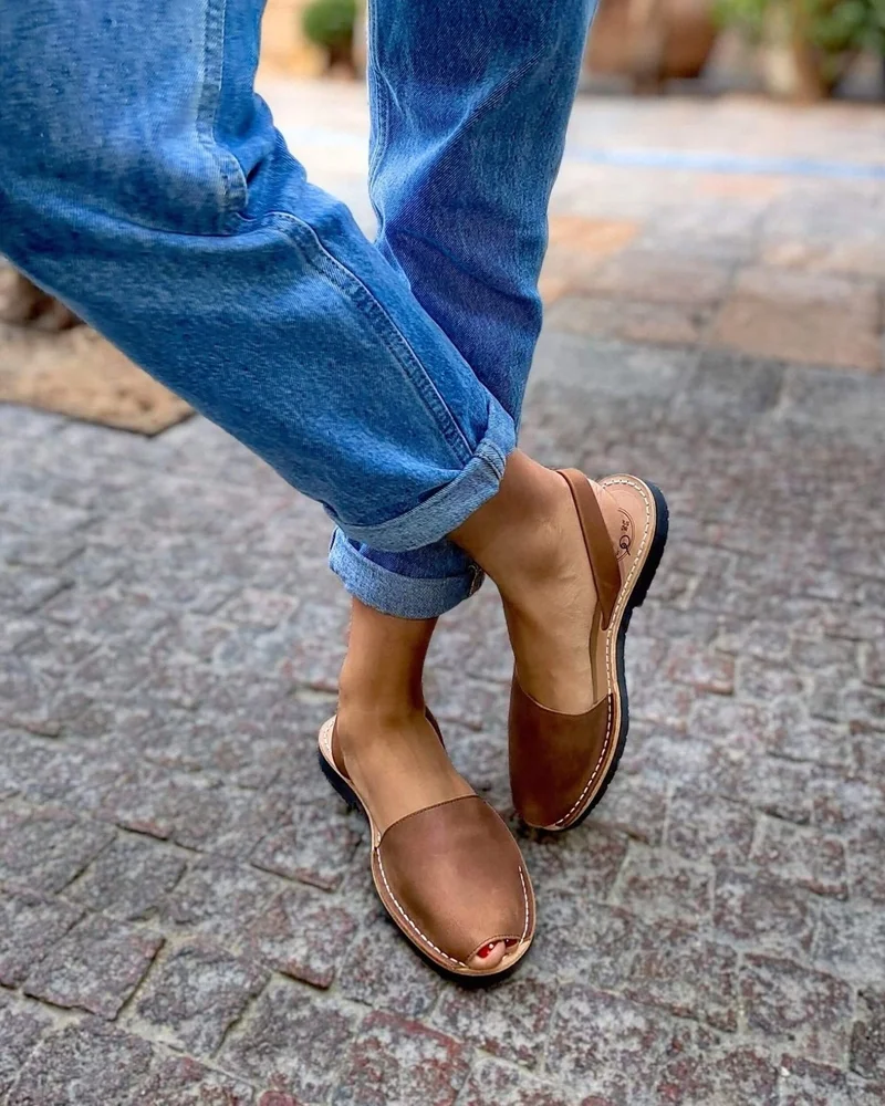SHOEQ Chocolate Classic Avarcas for Women | Best Price UAE