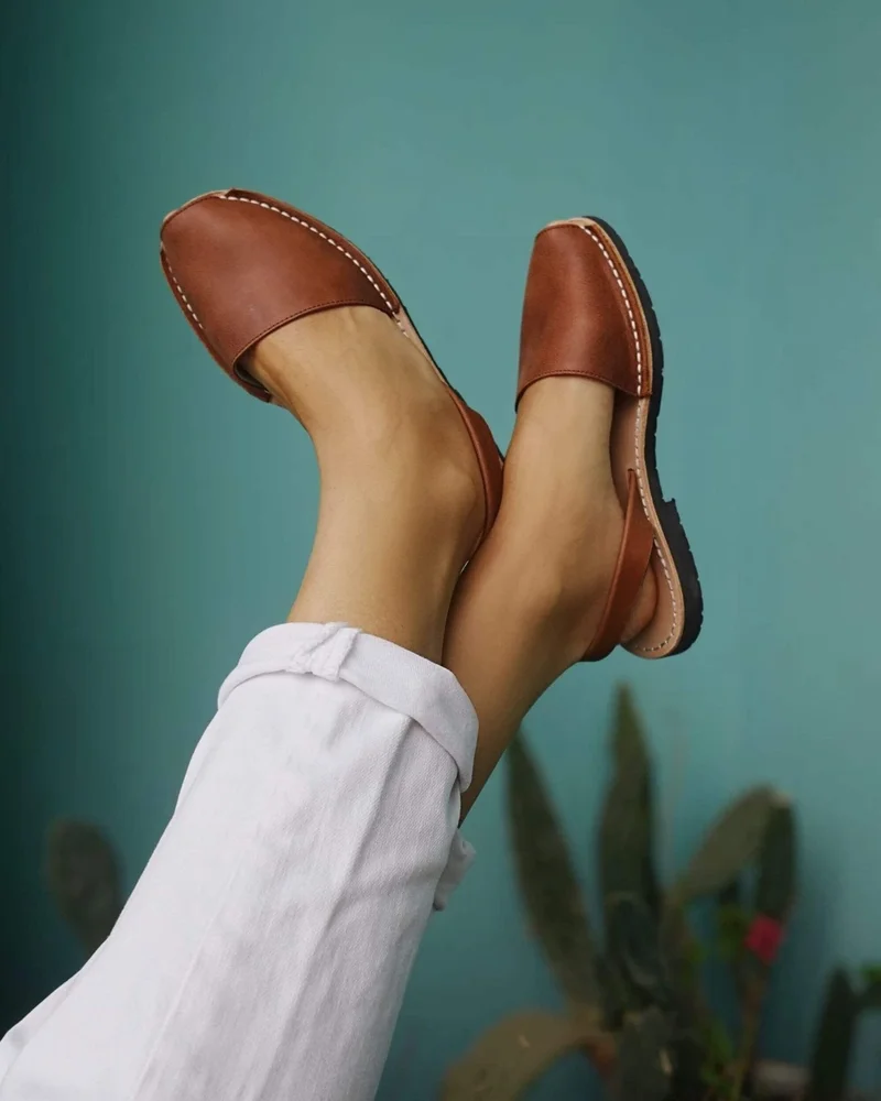 SHOEQ Chocolate Classic Avarcas for Women | Best Price UAE