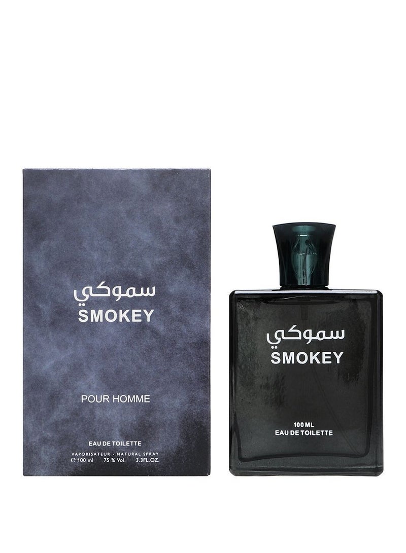 BLENDS ALMUSBAH Smokey Eau De Toilette For Men - 100 ML - Image 1