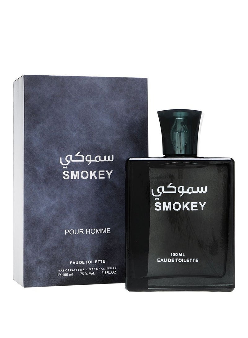 BLENDS ALMUSBAH Smokey Eau De Toilette For Men - 100 ML - Image 2