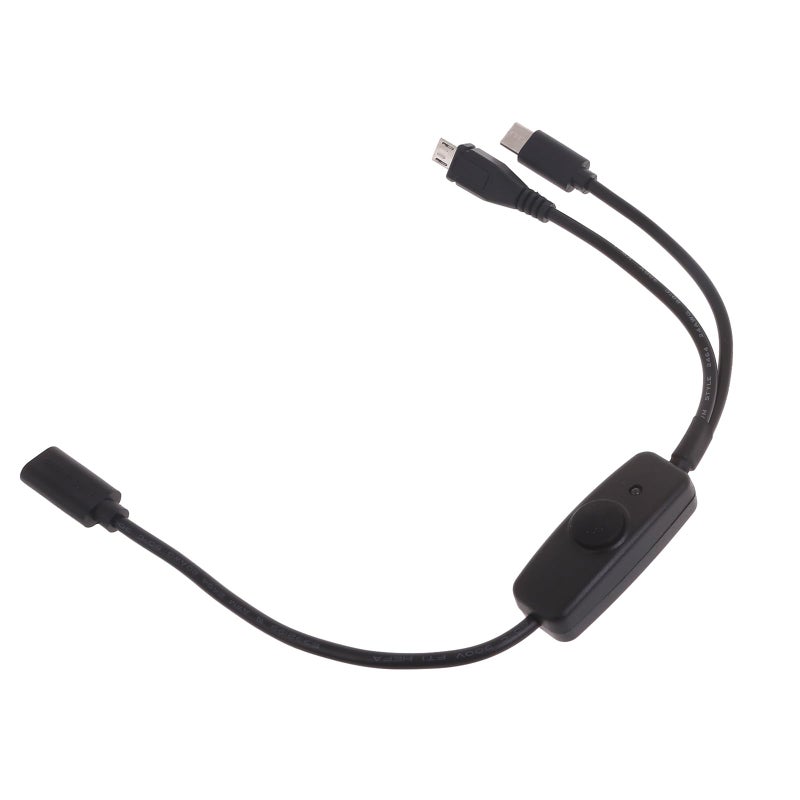 Multi Port USB C Charger Cable With Switches For Phone And Tablet Long Cord - Image 4