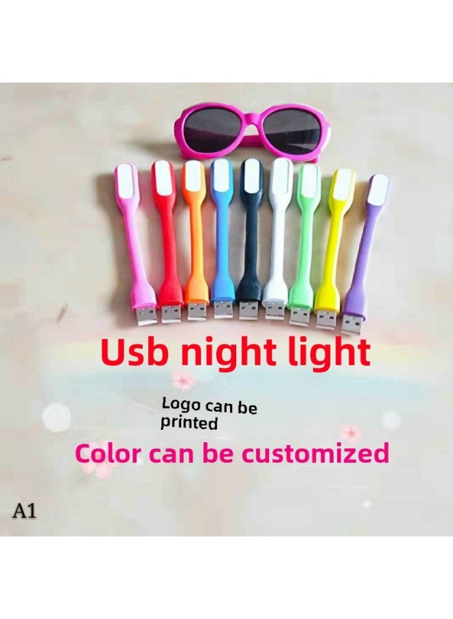 Usb Lamp Portable Mini Night Light Mobile Power Supply Usb Multi-color Optional Light Night Light-Color:Red-Dimensions:OPP Packing Bag  - Image 4